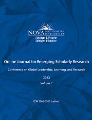 2012 Journal - Nova Southeastern University