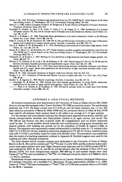 Petrogenesis of Ultramafic Xenoliths from the 1800 Kaupulehu Flow ...