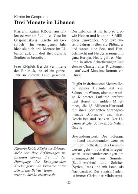 Unsere Kandidatinnen und Kandidaten - evangelisch in Rodenbach