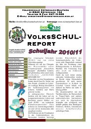 14. Ausgabe - Volksschule Kötschach-Mauthen