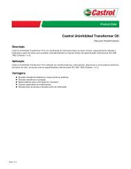 Castrol Uninhibited Transformer Oil - Castrol - PDS & MSDS Search