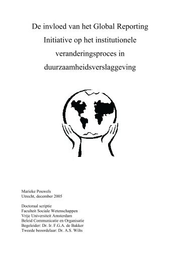 De invloed van het Global Reporting Initiative op het institutionele ...