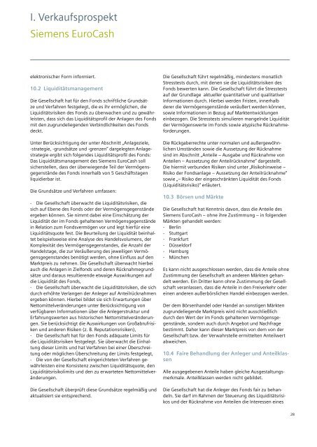 Verkaufsprospekt - Financial Services - Siemens AG