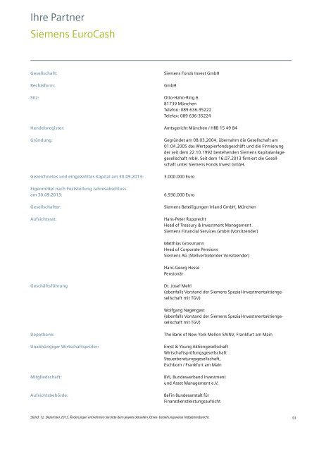 Verkaufsprospekt - Financial Services - Siemens AG