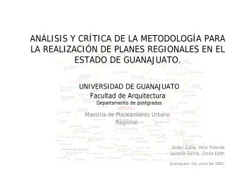 análisis y crítica de la metodología para la realización de planes ...