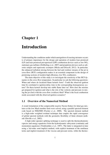 Direct Numerical Simulation of Autoignition in a Jet in a Cross-Flow ...