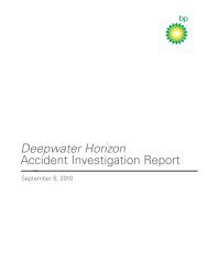 [PDF] Deepwater Horizon: Accident Investigation Report - BP
