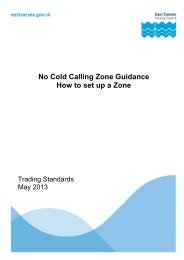 No Cold Calling Toolkit (Adobe PDF) - East Sussex County Council