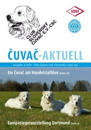 ČUVAČ-AKTUELL - Club Slovensky Cuvac