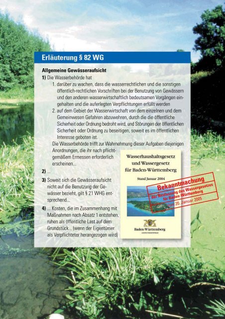 Merkblatt - WBW Fortbildungsgesellschaft für Gewässerentwicklung ...