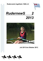 RudernewS 2 2013 - Ruderverein Ingelheim 1920 e.V.