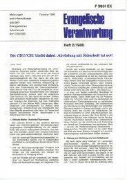 F 5931 EX Heft 2/1980 Die CDU/CSU bleibt dabei: Abrüstung mit ...