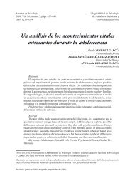 Un análisis de los acontecimientos vitales estresantes - Apuntes de ...