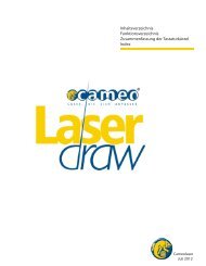 Hilfe zum Nachlesen (PDF) - Cameo-Laser