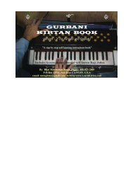 GURBANI KIRTAN BOOK - Learn Gurbani Kirtan