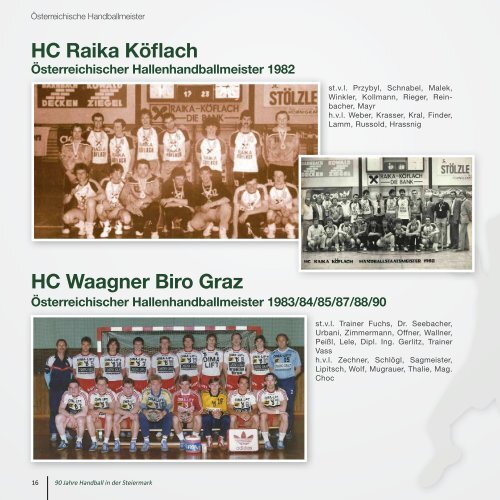 90 Jahre Handball in der Steiermark