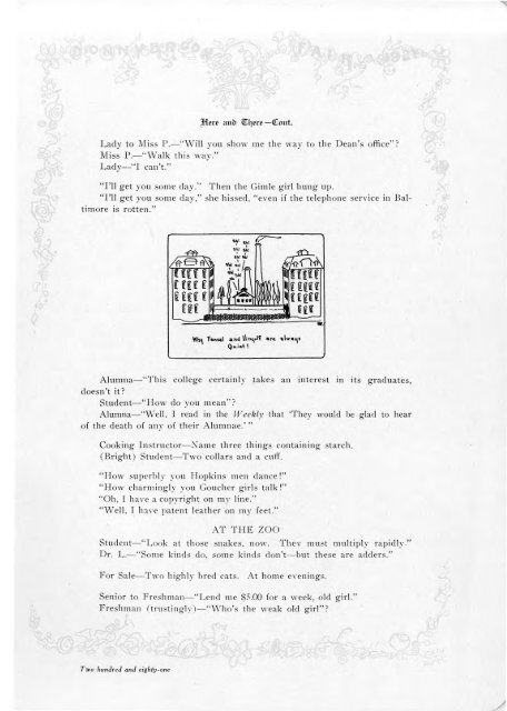 DoNNYBROOK FAIR 1921 - Goucher College