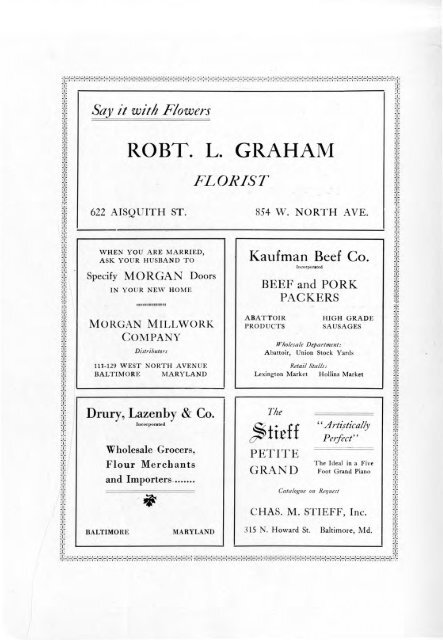 DoNNYBROOK FAIR 1921 - Goucher College