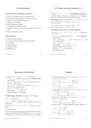 6 Berechenbarkeit 6.1 Primitiv rekursive Funktionen P(N ...