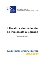 Literatura alemá desde os seus inicios ata o Barroco - Universidade ...