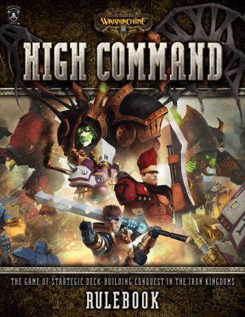 WARMACHINE High Command Rulebook - Privateer Press