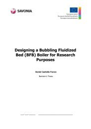 Designing a Bubbling Fluidized Bed (BFB) Boiler for ... - Theseus