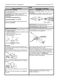 Grundwissen Physik 8 - Christoph-Jacob-Treu-Gymnasium Lauf