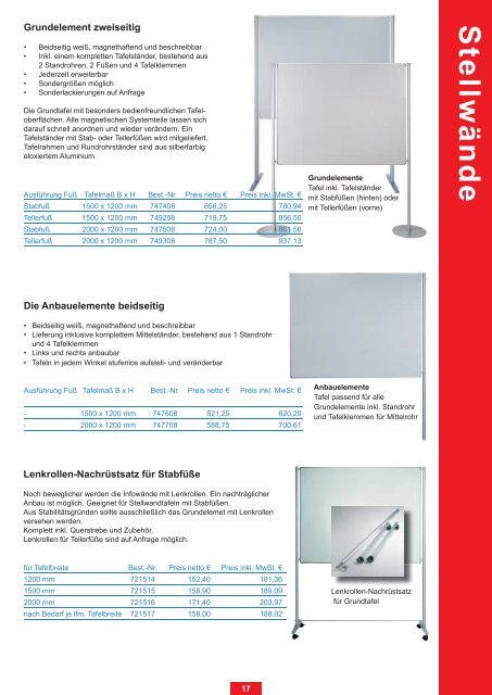 Neue Preise - FÜsYS - Führungsmittel mit System