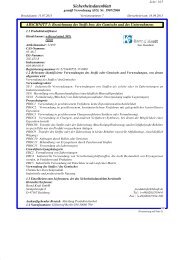 Sicherheitsdatenblatt - Sicherheitsdatenblätter Bernd Kraft GmbH