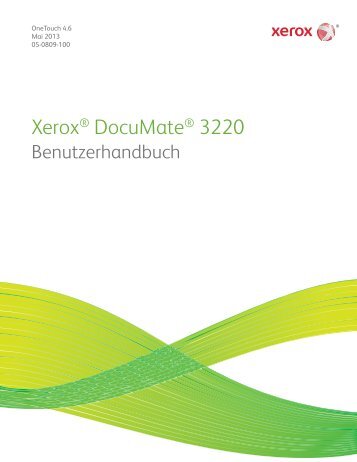 Xerox Benutzerhandbuch - Scanners