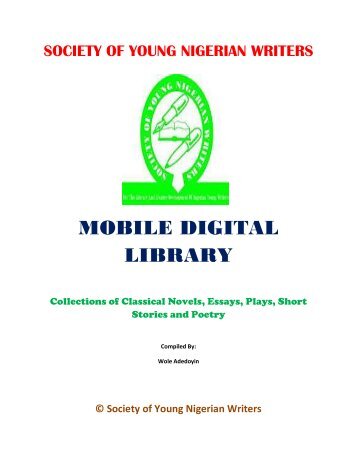 MOBILE DIGITAL LIBRARY - SOCIETY OF YOUNG NIGERIAN ...