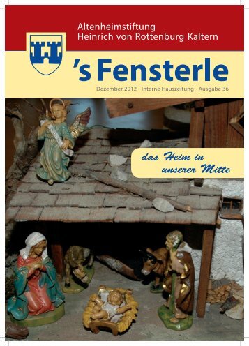 s Fensterle Dezember 2012 - Altenheim Kaltern