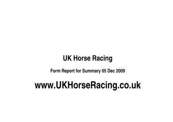 www.UKHorseRacing.co.uk