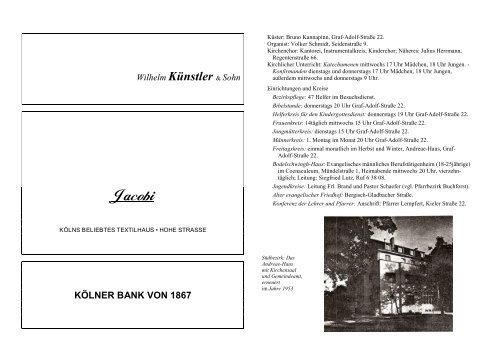 Hier finden sie die Festschrift aus dem Jahre 1960 - Geschichte der ...