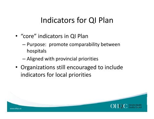 Completing Yo r Q alit Completing Your Quality Improvement Plan