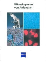 Mikroskopieren von Anfang an (PDF) - Zeiss