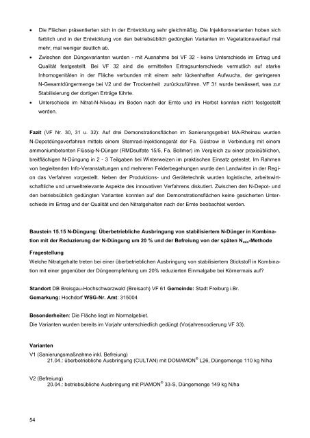 SchALVO Vergleichsflächenbericht 2011.pdf - LTZ Augustenberg