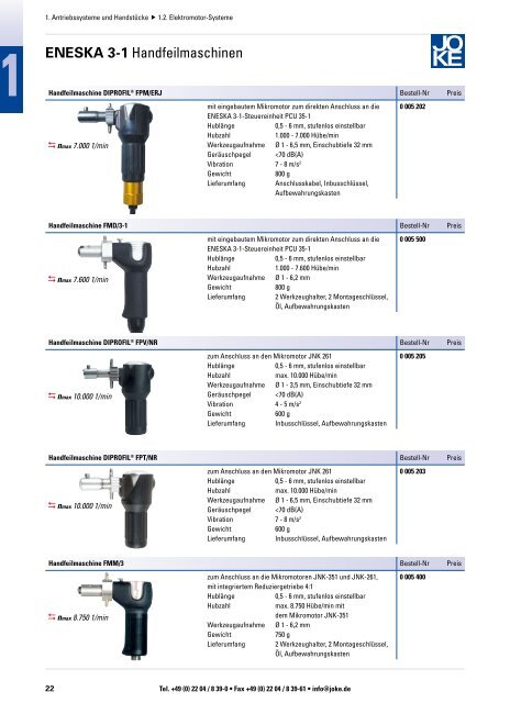 Katalog Antriebsgeräte und Handstücke - Hatag AG