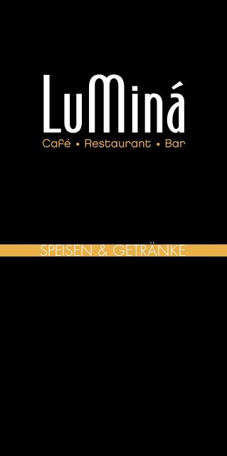 Speisekarte - Lumina