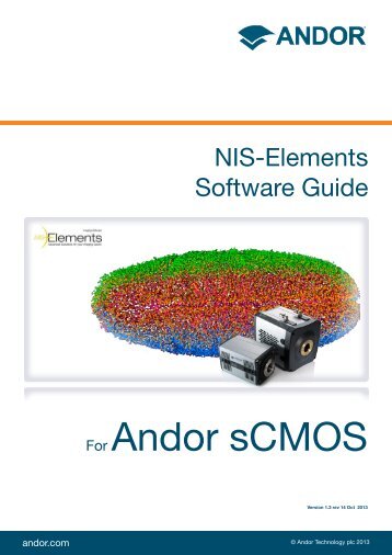 NIS Elements Software Guide - Andor Technology