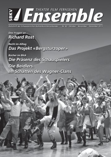 Richard Rost Das Projekt «Bergsturzoper» Die Präsenz des ... - SBKV