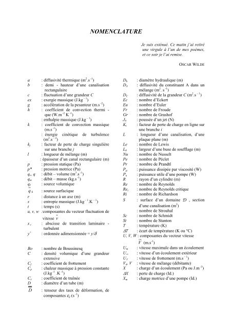 FLUIDES EN ÉCOULEMENT Méthodes et modèles Jacques PADET