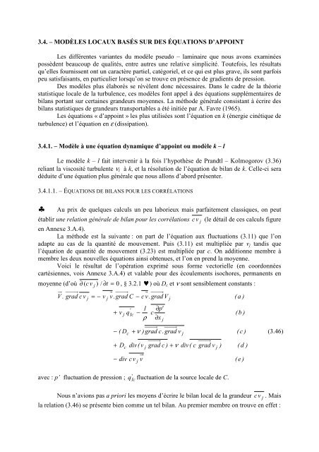 FLUIDES EN ÉCOULEMENT Méthodes et modèles Jacques PADET