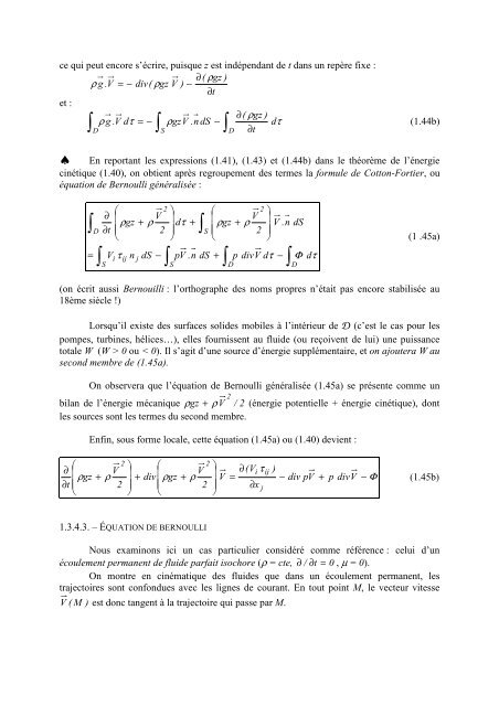 FLUIDES EN ÉCOULEMENT Méthodes et modèles Jacques PADET