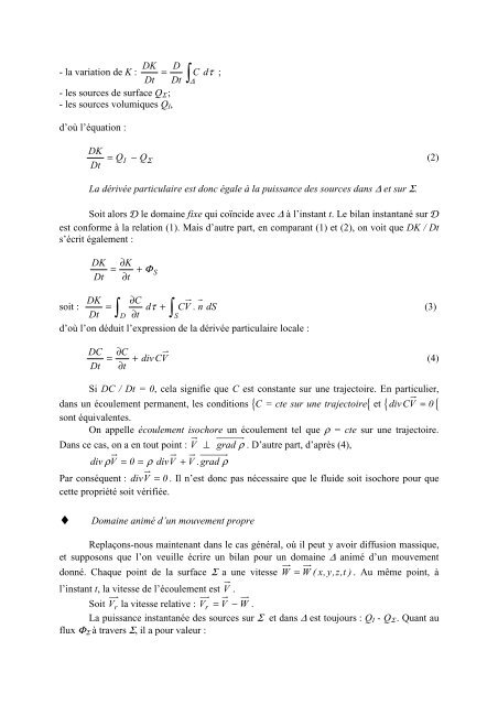 FLUIDES EN ÉCOULEMENT Méthodes et modèles Jacques PADET