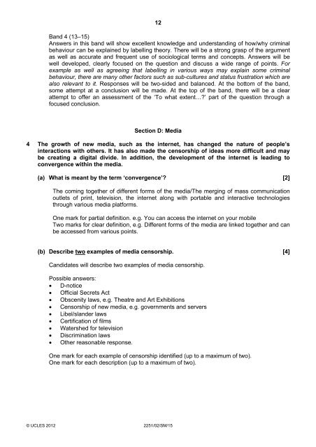 MAXIMUM MARK: 70 - Cambridge International Examinations