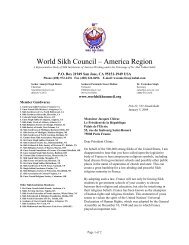 World Sikh Council – America Region