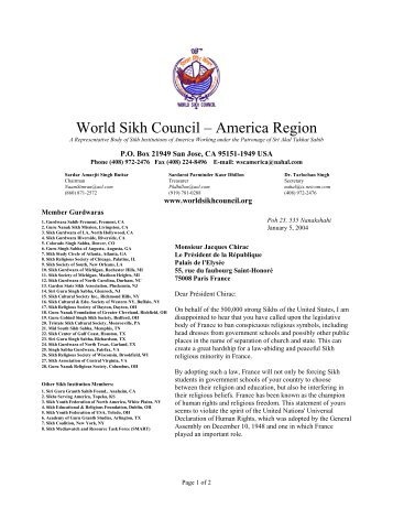 World Sikh Council – America Region