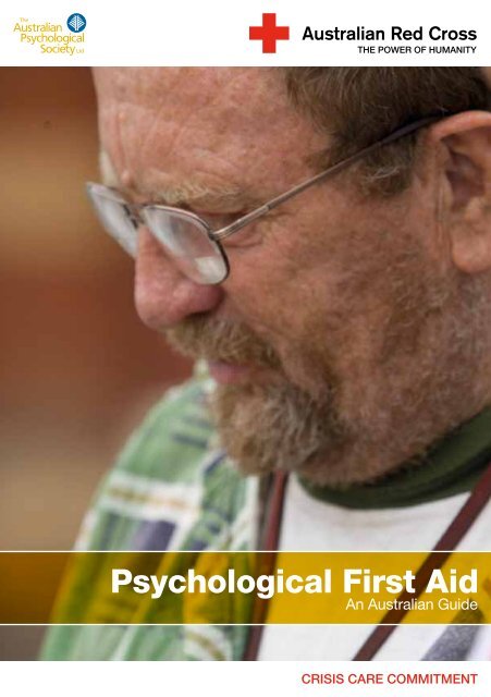 Psychological First Aid: An Australian Guide