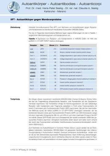 indirekte Immunfluoreszenz - H.-P. Seelig